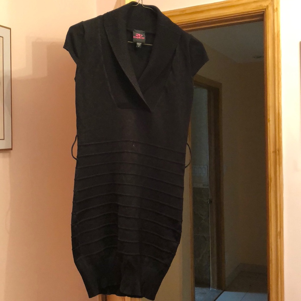 VERY CLASSY SHORT SLEEVED SWEATER DRESS